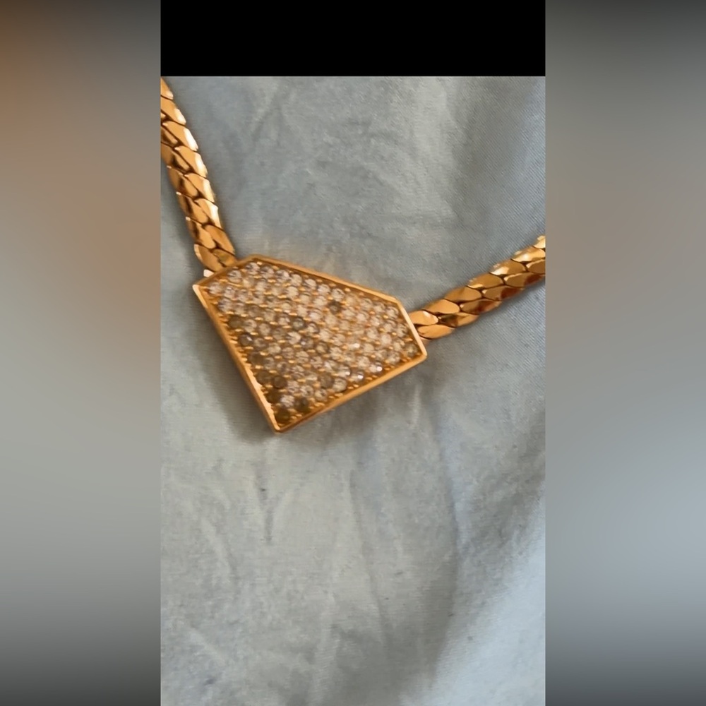 Christian Dior Vintage Gold Necklace